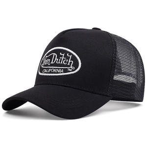 High Quality Custom Golf Snap Back Trucker Cap Premium Cotton Twill Leather Patch Logo Baseball Cap 5-Panel <strong>Hat</strong> Design - Product Image 5