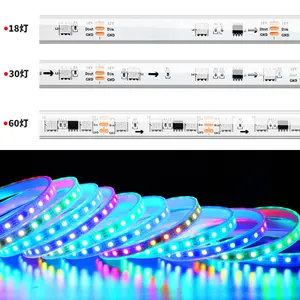高品质Ce Rohs认证WS2811 RGB像素90发光二极管/m 24v IP20景观柔性发光二极管灯带