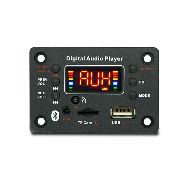 Hot DC7-25V 2 * 40W Audio Decoder Board Car MP3 Decoder Board Bluetooth 5.0 FM APE FLAC Decoder Board Supports FM USB SD
