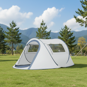 Tente de camping portable de conception nouvelle, facile à installer, résistante à l'eau, en forme de dôme, avec sac de transport - Product Image 6