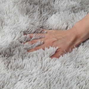 Tappeti <span class=keywords><strong>in</strong></span> Poliestere Intrecciato Antiscivolo Personalizzati, Tinti <span class=keywords><strong>a</strong></span> Mano, Bianchi e Verdi, per Casa, Auto, Soggiorno, Studio, Sala di Preghiera - Product Image 3