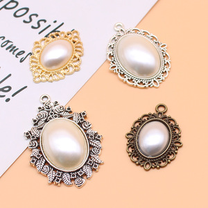 Anillo de Resina con Estilo de Ángel, Joyería Ovalada de Opalita para Bodas, para Mujer - Product Image 1