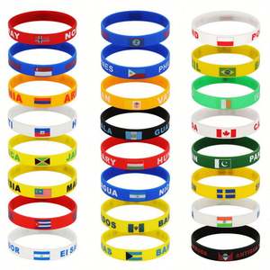 Personalized Glow in Dark Bangle Wrist Band Wristband Silicone Rubber Silicone Keychain Bracelet Silicone Wristbands Custom Logo - Product Image 3