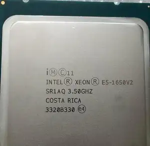 Intel XEON CPU utilisé E5-1650 V2 6 core fil 12 3.5G CPU seul chemin 2011 broches