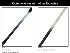 Canne à pêche Ugly Stick personnalisée, fabriquée en Chine, économique – en fibre de verre avec poignée en EVA et guides en acier inoxydable pour la pêche en lac, ruisseau ou rivière - Product Image 2