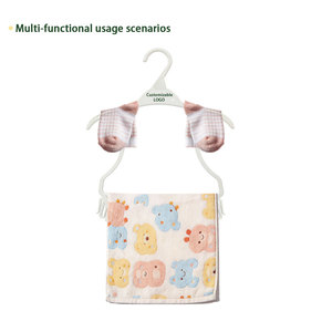 Vente en gros directe d'usine, cintres pour vêtements de bébé personnalisables |   Organisateur de vêtements pour bébé tout-en-un en plastique avec pinces à pantalons - Product Image 5