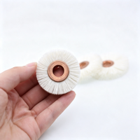 Brosse abrasive industrielle en céramique DIY avec centre en cuivre pour le polissage et l'ébavurage du métal, outil rotatif de finition de surface OEM
