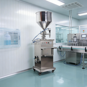 Offre Spéciale : Machine de remplissage semi-automatique verticale à aspiration pneumatique en acier inoxydable pour liquides, pâtes et crèmes - Product Image 4