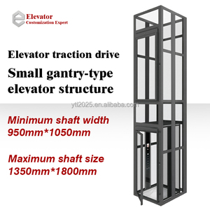 Ascensor Residencial de Vidrio de Alta Calidad, Diseño Moderno con Vistas Impresionantes, Ascensor Compacto que Ahorra Espacio - Product Image 3