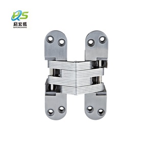 Bisagras Cruzadas Anticorrosión de Diseño Moderno, Bisagra Oculta de Zinc Fundido a Presión de 10 kg para Puerta de Madera Bld-gf7, Apertura de 180 Grados - Product Image 1