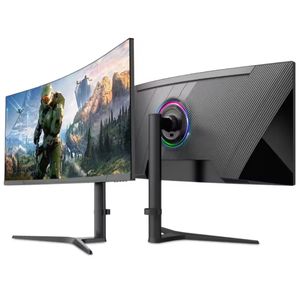 Moniteur <span class=keywords><strong>incurvé</strong></span> de 34 pouces 165HZ écran d'ordinateur moniteur <span class=keywords><strong>PC</strong></span> moniteurs de jeu 4K - Product Image 1