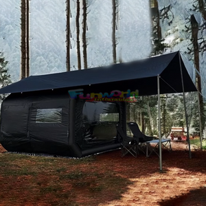 เต๊นท์เป่าลมขนาดใหญ่แบบพับได้เต็นท์สำหรับครอบครัวเต๊นท์เดินป่ากลางแจ้งพกพาได้กันน้ำ TPU - Product Image 1