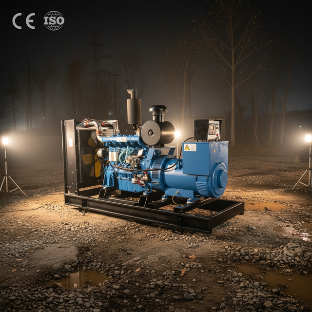 Woda Super Power Silent Diesel Generator 200-500KW 250-400KVA Water Cooled High Efficiency Low Emission Environmental Protection