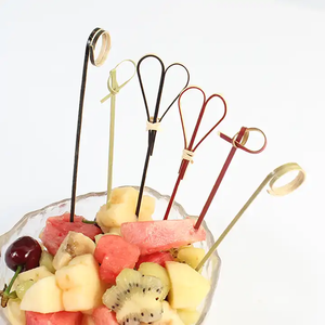Stuzzicadenti per Cocktail in bambù bastoncini fatti a mano spiedini per hamburger stuzzicadenti alla frutta per <span class=keywords><strong>antipasti</strong></span> <span class=keywords><strong>e</strong></span> feste - Product Image 5