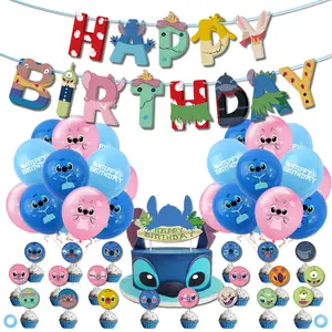 Lilo & Stitch Balloon Columns  Lilo and stitch, Birthday balloons, Balloons