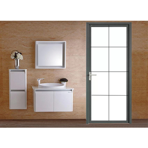 Vetro smerigliato vetro trasparente bianco porta interna <span class=keywords><strong>per</strong></span> bagni su misura porta a battente pvc - Product Image 5