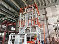 Contrôle automatique de l'épaisseur de la machine de soufflage de film HDPE LDPE extrudeuse à vis unique à grande vitesse SJ50-800H