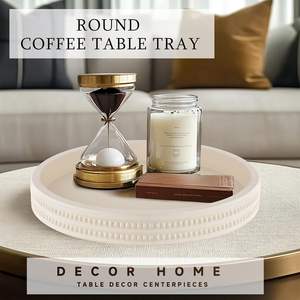 Plateau de rangement décoratif en béton pour table basse table de cuisine pièce maîtresse ou bureau - Product Image 3