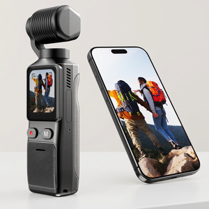 กล้องแอคชั่นพกพา 4K CMOS หน้าจอสัมผัส 1.69 นิ้ว มุมกว้าง บันทึกวิดีโอ Vlog พร้อมระบบกันสั่นแบบมือถือ - Product Image 2