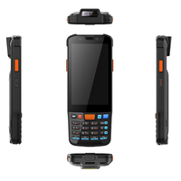 Terminal de données mobile industriel KINGTOP IP67 étanche avec écran tactile de 4 pouces, Android 14 et lecteur rapide de codes QR 2D