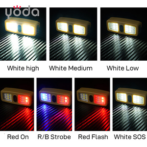 Luce LED Ricaricabile USB Bianca Blu Rossa con Clip per Cappello, Bicicletta, Animali Domestici, Corsa Notturna, Mini Luce da Lavoro - Product Image 5