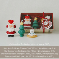 Bougie parfumée artisanale en cire de soja, forme créative de sapin de Noël et de cerf, décoration d'intérieur, bougie aromathérapeutique pour Thanksgiving, cadeau