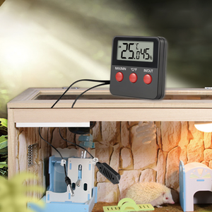 Digitale Reptielen Aquarium <span class=keywords><strong>Hygrometer</strong></span> Vochtigheids- en Temperatuursensor Incubator Visbak Thermometer met Vochtigheidsmeter - Product Image 6