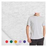 Chine Fournisseur Solide Doux Tissu 100% Coton Matériel Tricot Jersey Tissu Pour T-shirt Femmes
