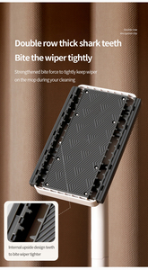 24 cái hộ gia đình Sản phẩm làm sạch mặt gạt nước ướt & khô vải Clip-on Mini lau phẳng để làm sạch nhà sàn tường phòng tắm sử dụng - Product Image 4