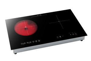 Estufas infrarrojas de inducción de <span class=keywords><strong>placa</strong></span> de mezcla doble 2200W + 1300W estufa eléctrica incorporada Cocina de Inducción doméstica - Product Image 2
