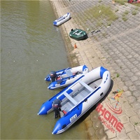 Chine fabricant 8 personnes pvc bateau gonflable avec certificat CE livraison directe gonflable bateau d'eau de mer pompe à air