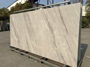 Carreaux de sous-sol en pierre frittée grise grecque polie directe en usine pour Real <span class=keywords><strong>Esate</strong></span> - Product Image 2