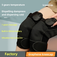Masajeador de rodilla digital de tercera generación K3, 5 niveles de calor, 7 modos de masaje, calefacción de grafeno, tipo C magnético recargable