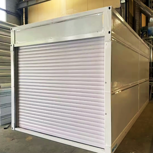 Entrepôt <span class=keywords><strong>Garage</strong></span> <span class=keywords><strong>préfabriqué</strong></span> pliable à cadre en acier Maison <span class=keywords><strong>modulaire</strong></span> en petit conteneur <span class=keywords><strong>Garage</strong></span> abri d'auto - Product Image 2
