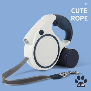 ABS + naylon halat + kaplama metal (kilit) + el feneri köpek tasma kolay taşıma geri çekilebilir ile Led ışık köpek otomatik geri çekilebilir tasma - Product Image 2