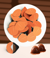 Nouveau produit à succès : Chocolat à la truffe solide, morceaux individuels, texture onctueuse, 100 % original, commande en gros
