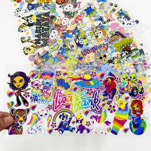 UV DTF転写ラベル 透明フィルム グラス用 ラベルステッカー 小ロット対応 - Product Image 2