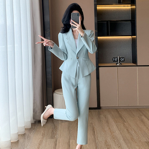 新款高档女式西装外套专业春秋大码西装外套气质高雅 - Product Image 5