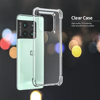 Coque transparente en TPU antichoc pour OnePlus 10T Nord CE4 Lite avec coque arrière transparente pour téléphone portable pour OnePlus 13 Ace 5 Pro