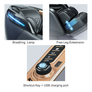 Silla de masaje 4d 3D SL Track, Sillón de masaje portátil de lujo, mecedora eléctrica para cuerpo y oficina, de gravedad cero, barato, 2023 - Product Image 4