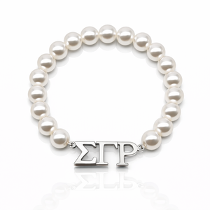 <span class=keywords><strong>Pulsera</strong></span> Elástica de <span class=keywords><strong>Perlas</strong></span> con Diseño de Logotipo de Acero Inoxidable Pulido de Alta Calidad, Sin Deslustre, para Mujer, DST ZPB SGRho IPL - Product Image 6