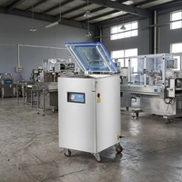 Machine d'emballage sous vide industrielle commerciale automatique pour briques de riz, viande et autres produits alimentaires, avec chambre de scellage