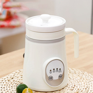 0.6L seramik Mini elektrikli su ısıtıcısı termal ısıtma fincan kazan çorba sağlık Pot güveç lapası erişte yavaş pişirici süt ısıtıcı - Product Image 3