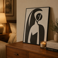 Peinture murale sur toile abstraite faite à la main, nature morte, huile/acrylique, décoration de salon originale, vente en gros personnalisée