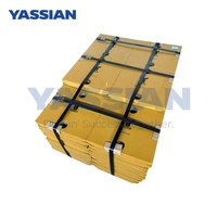 Lame de niveleuse YASSIAN en acier au carbone pour pièces GET, certifiée ISO9001, à tranchant de coupe