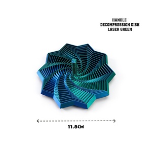 Jouet sensoriel Feeron Fractal Fidget, cube infini imprimé en 3D en PLA, léger et portable, outil de méditation pleine conscience, sous-verres géométriques - Product Image 3