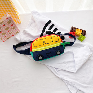Bolsos cruzados de cintura para niños con cremallera, diseño de almohada, estilo moderno y lindo de dibujos animados, para la escuela y actividades al aire libre. - Product Image 2