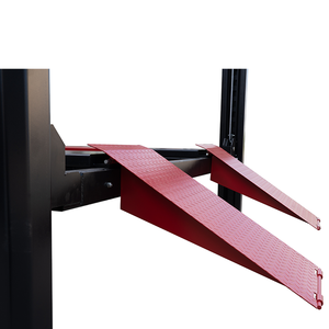 Pengangkat Mobil 4T Empat Pos Kustom dengan Jack Penyelarasan dengan Tempat untuk Pelat Sudut Bergulir - Product Image 2