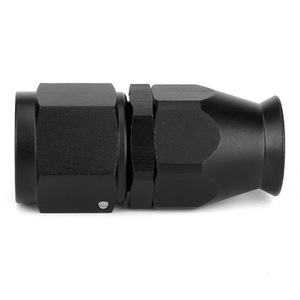 Connecteur de refroidisseur d'huile automobile AN4 à AN12, joint de transition rotatif en métal noir avec doublure intérieure pour tuyau PTFE - Product Image 3