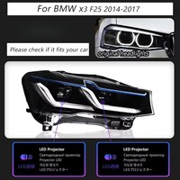 Phares avant blancs super lumineux pour BMW X3 F25 2010-2017 6000K 12V ABS Unité scellée Installation Plug+Play